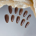 Chocolate Dreams (Premium Handmade Press-On Nails)